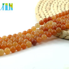 L-0569 Moda 16 pulgadas StrandSemi Peroduct Gemstone Aventurine Beads Red Agate